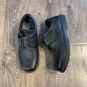 Orthofeet Broadway 510 Black Orthotic Comfort Diabetic Shoes Men’s size 12 D